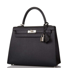 画像をギャラリービューアに読み込む, 【新品】エルメス ケリーセリエ25 |ノワール、エプソムレザー、パラジウム金具
