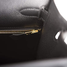 画像をギャラリービューアに読み込む, 【新品】エルメス ケリーセリエ28 |ノワール、エプソムレザー、ゴールド金具
