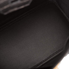 画像をギャラリービューアに読み込む, 【新品】エルメス ブラックマットアリゲーターバーキン 25cm ゴールド金具