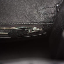 画像をギャラリービューアに読み込む, 【新品】エルメス ブラック マット アリゲーター バーキン 25cm パラジウム金具