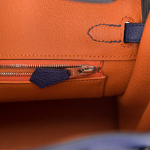 画像をギャラリービューアに読み込む, 【新品】エルメス ブルーアンクル ヴェルソ トゴ バーキン 25cm パラジウム金具