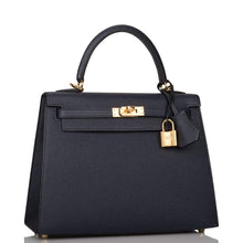 画像をギャラリービューアに読み込む, <transcy>【NEW】エルメス ブルー インディゴ エプソム セリエ ケリー 25cm ゴールド金具</transcy>
