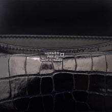 画像をギャラリービューアに読み込む, 【新品】エルメス コンスタンス18 |ブルー マリン アリゲーターとオンブル リザード マーケット、パラジウム ハードウェア