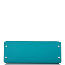 画像をギャラリービューアに読み込む, 【新品】エルメス ケリーセリエ 32 |ブルーパオン、エプソムレザー、パラジウム金具