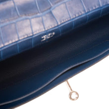 画像をギャラリービューアに読み込む, 【愛用 - ミント】エルメス ケリーカット |ブルー テンペテ、マット アリゲーター、パラジウム ハードウェア