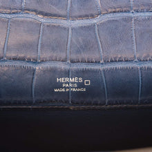 画像をギャラリービューアに読み込む, 【愛用 - ミント】エルメス ケリーカット |ブルー テンペテ、マット アリゲーター、パラジウム ハードウェア