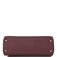 画像をギャラリービューアに読み込む, 【新品】エルメス ケリー ルトゥルヌ 32 |ボルドー、トゴレザー、ゴールド金具