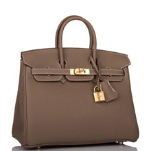 画像をギャラリービューアに読み込む, 【新品】エルメス エトゥープ トゴ バーキン 25cm ゴールド金具