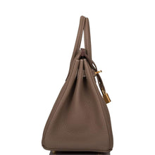 画像をギャラリービューアに読み込む, 【新品】エルメス エトゥープ トゴ バーキン 25cm ゴールド金具