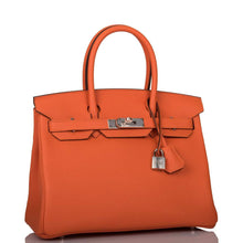 画像をギャラリービューアに読み込む, 【新品】エルメス バーキン30 |フゥ、クレマンスレザー、パラジウム金具