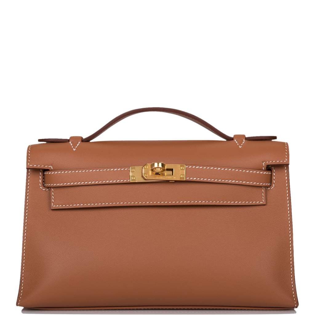 [NEW] Hermès Kellymini Mini, Pochette | Gold, Swift Leather, Gold Hardware