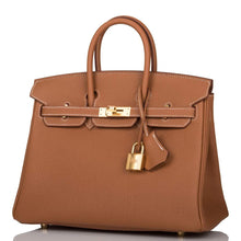 画像をギャラリービューアに読み込む, 【新品】エルメス ゴールド トゴ バーキン 25cm ゴールド金具