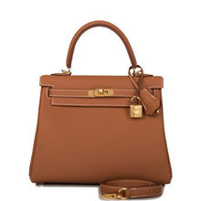 画像をギャラリービューアに読み込む, <transcy>【NEW】エルメス ゴールド トーゴ ルトゥールヌ ケリー 25cm ゴールド金具</transcy>