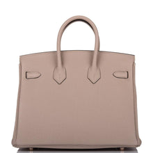 画像をギャラリービューアに読み込む, 【新品】エルメス グリトゥルテレル トゴ バーキン 25cm ローズゴールド金具