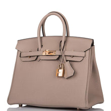 画像をギャラリービューアに読み込む, 【新品】エルメス グリトゥルテレル トゴ バーキン 25cm ローズゴールド金具