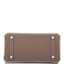 画像をギャラリービューアに読み込む, 【新品】エルメス 馬蹄スタンプ(HSS) バイカラー エトゥープ&クレイエ トゴ バーキン 25cm ブラッシュゴールド金具