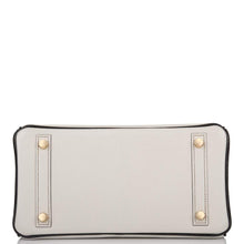 画像をギャラリービューアに読み込む, 【新品】エルメス 馬蹄スタンプ(HSS) バイカラー グリパールとブラックシェーブル バーキン 25cm パーマブラ金具