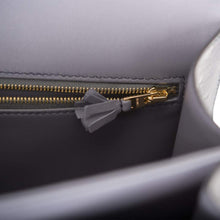 画像をギャラリービューアに読み込む, 【新品】エルメス 馬蹄スタンプ(HSS) ブルーインギド ヴェルソ オーストリッチ コンスタンス 24cm ゴールド金具