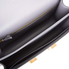 画像をギャラリービューアに読み込む, 【新品】エルメス 馬蹄スタンプ(HSS) ブルーインギド ヴェルソ オーストリッチ コンスタンス 24cm ゴールド金具