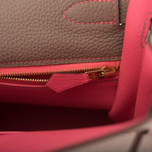 画像をギャラリービューアに読み込む, 【新品】エルメス ケリー ルトゥルヌ 32 | HSS、バイカラー: グリアスファルト ヴァーソとローズ アザリー、トーゴ レザー、ブラッシュド ゴールド ハードウェア