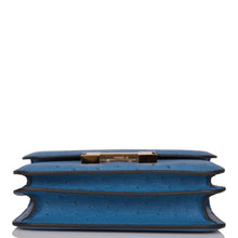 画像をギャラリービューアに読み込む, 【新品】エルメス コンスタンス18 |ブルーロイ、オーストリッチレザー、ゴールド金具