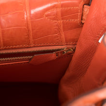 画像をギャラリービューアに読み込む, 【愛用】エルメス ケリー ルトゥルヌ 35 |オレンジポピー、マットアリゲーターレザー、ゴールド金具