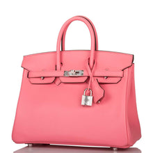 画像をギャラリービューアに読み込む, 【新品】エルメス ローズデット スイフト バーキン 25cm パラジウム金具