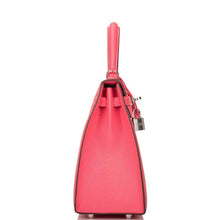 画像をギャラリービューアに読み込む, <transcy>【NEW】エルメス ローズ リップスティック シェブル セリエ ケリー 25cm パラジウム金具</transcy>