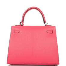 画像をギャラリービューアに読み込む, <transcy>【NEW】エルメス ローズ リップスティック シェブル セリエ ケリー 25cm パラジウム金具</transcy>