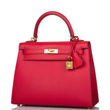 画像をギャラリービューアに読み込む, <transcy>【NEW】エルメス ルージュ カザーク エプソム セリエ ケリー 25cm ゴールド金具</transcy>