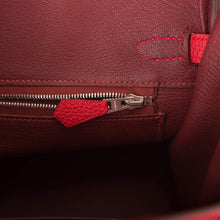 画像をギャラリービューアに読み込む, 【新品】エルメス ルージュ カザック ヴェルソ バーキン 25cm パラジウム金具