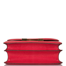 画像をギャラリービューアに読み込む, 【新品】エルメス コンスタンス 24 |ルージュ エキゾティーク、リザード ニロティカス、ゴールド ハードウェア