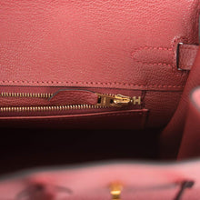 画像をギャラリービューアに読み込む, 【愛用 - 美品】エルメス ルージュ アッシュ トゴ バーキン 25cm ゴールド金具