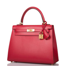 画像をギャラリービューアに読み込む, <transcy>【NEW】エルメス ルージュ ヴィフ タデラクト セリエ ケリー 25cm ゴールド金具</transcy>