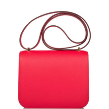 画像をギャラリービューアに読み込む, 【新品】エルメス コンスタンス18 |ルージュ ドゥ クール、エプソムレザー、ゴールド金具