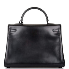 画像をギャラリービューアに読み込む, 【愛用・絶品】エルメス ケリー ルトゥールヌ 35 | SO ブラック、ボックス レザー、ブラックの金具