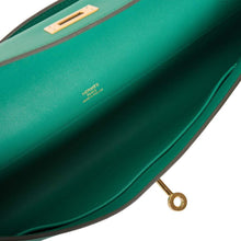 画像をギャラリービューアに読み込む, 【新品】エルメス ケリーカット | Vert Vertigo、スウィフト レザー、ゴールド ハードウェア