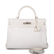 画像をギャラリービューアに読み込む, 【愛用】エルメス ケリー ルトゥール 32 |ヴィンテージ ダルメシアン、バッファロー レザー、パラジウム ハードウェア