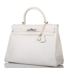 画像をギャラリービューアに読み込む, 【愛用】エルメス ケリー ルトゥール 32 |ヴィンテージ ダルメシアン、バッファロー レザー、パラジウム ハードウェア