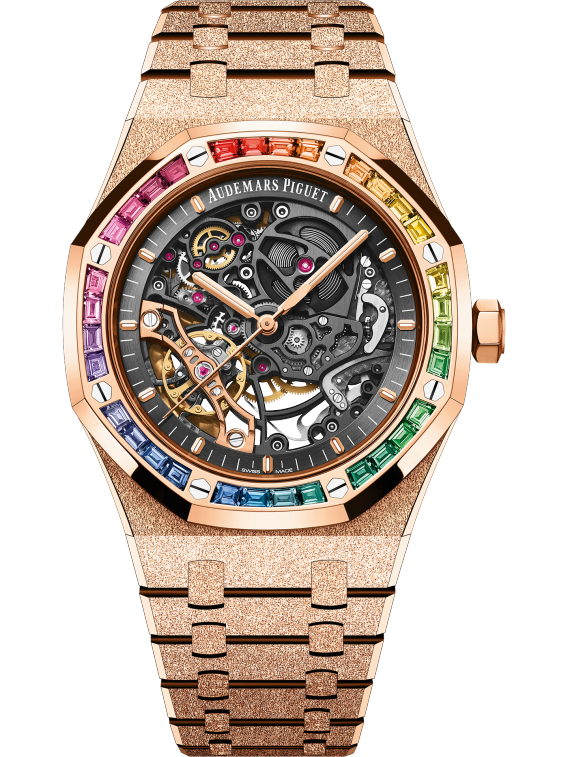 [New] Audemars Piguet Royal Oak Frosted Gold Double Balance Wheel Openworked 15412OR.YG.1224OR.01-B