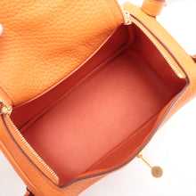 Load image into Gallery viewer, [New] Hermès Lindy Mini 20 | Orange Poppy, Taurillon Clemence Leather, Gold Hardware
