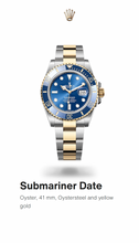 Muatkan imej ke dalam penonton Galeri, [NEW] Rolex Submariner Date 126613LB-0002 | 41mm • Oystersteel &amp; Yellow Gold
