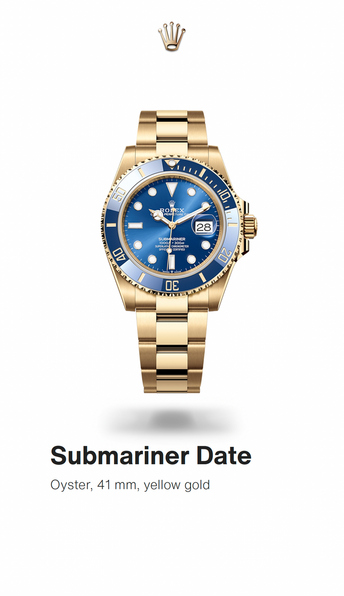 [NEW] Rolex Submariner Date 126618LB-0002 | 41mm • 18CT Yellow Gold