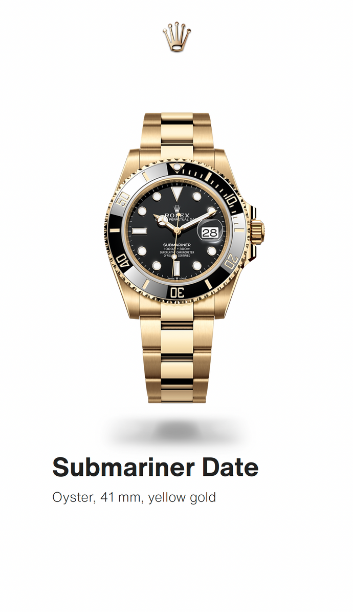 [NEW] Rolex Submariner Date 126618LN-0002 | 41mm • 18CT Yellow Gold