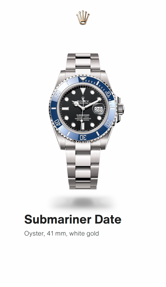 [NEW] Rolex Submariner Date 126619LB-0003 | 41mm • 18CT White Gold