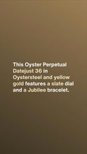 Load image into Gallery viewer, [NEW] Rolex Datejust 36 126233-0035 | 36mm • Oystersteel And Yellow Gold
