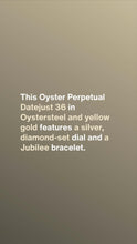 画像をギャラリービューアに読み込む, [NEW] Rolex Datejust 36 126283RBR-0017 | 36mm • Oystersteel And Yellow Gold
