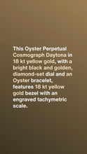 画像をギャラリービューアに読み込む, [NEW] Rolex Cosmograph Daytona 126508-0003 | 40mm • 18KT Yellow Gold
