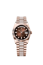 將圖片加載到圖庫查看器中， [NEW] Rolex Day-Date 36 128235-0038 | 36mm • 18KT Everose Gold
