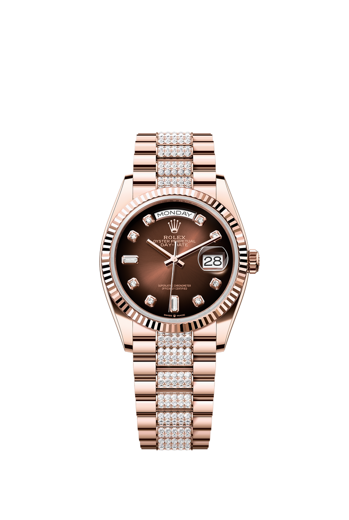 [NEW] Rolex Day-Date 36 128235-0038 | 36mm • 18KT Everose Gold